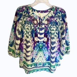 Anthropologie Fig and Flower | Boho Top